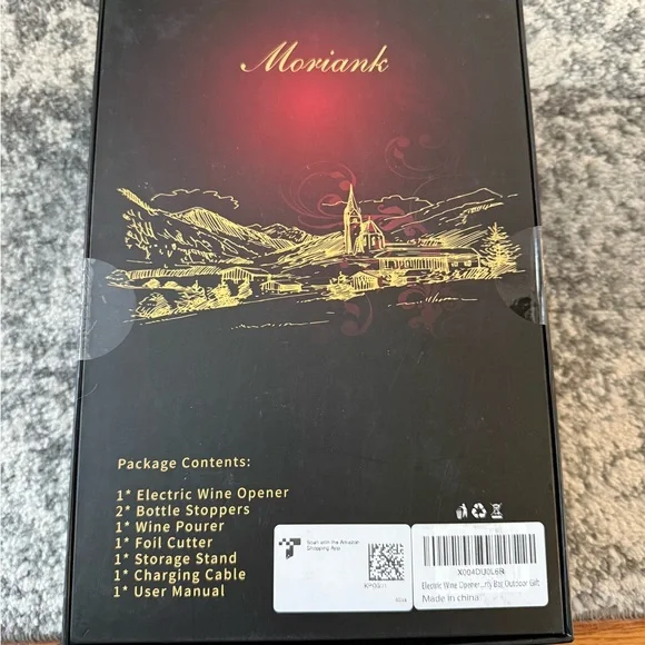 Silver 6-in-1 Electric Wine Opener Gift Set - Picture 2 of 2